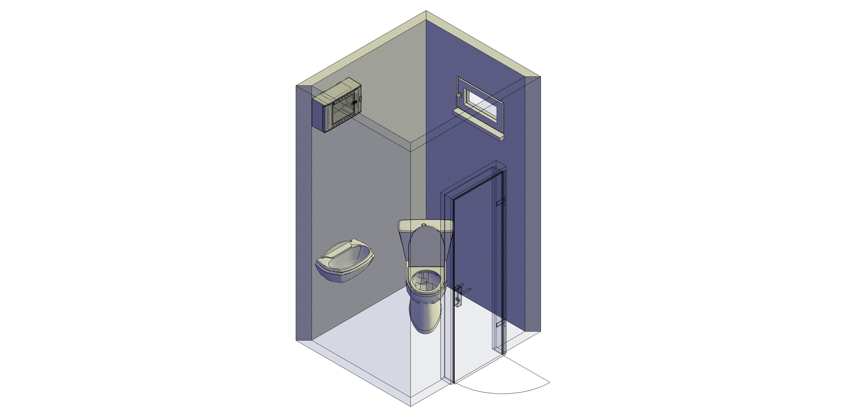 WC Container Toilettenbox Sanitärcontainer